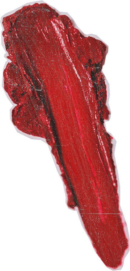 Vintage Feminine Romantic Lipstick Swatch Cutout